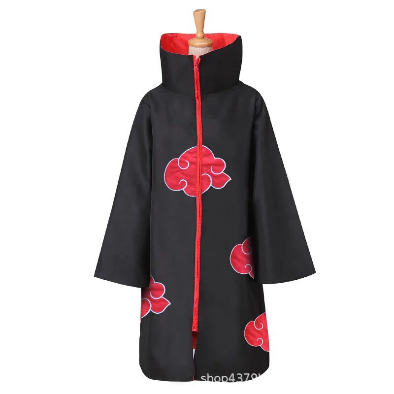 Spot Halloween Ninja Cloak Cos Costume Dawn Tissue Eagle Group Ribbon Hat Robe Cloak Wholesale