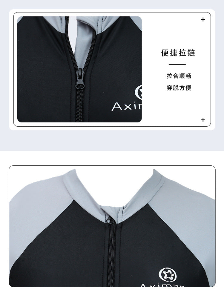 Korean Ins One-Piece New Style Swimsuit for Women, Conservative Square-Leg Athletic Style, Small Bust, Fresh Style, Hot Spring Wholesale Cross-Border Swimwear