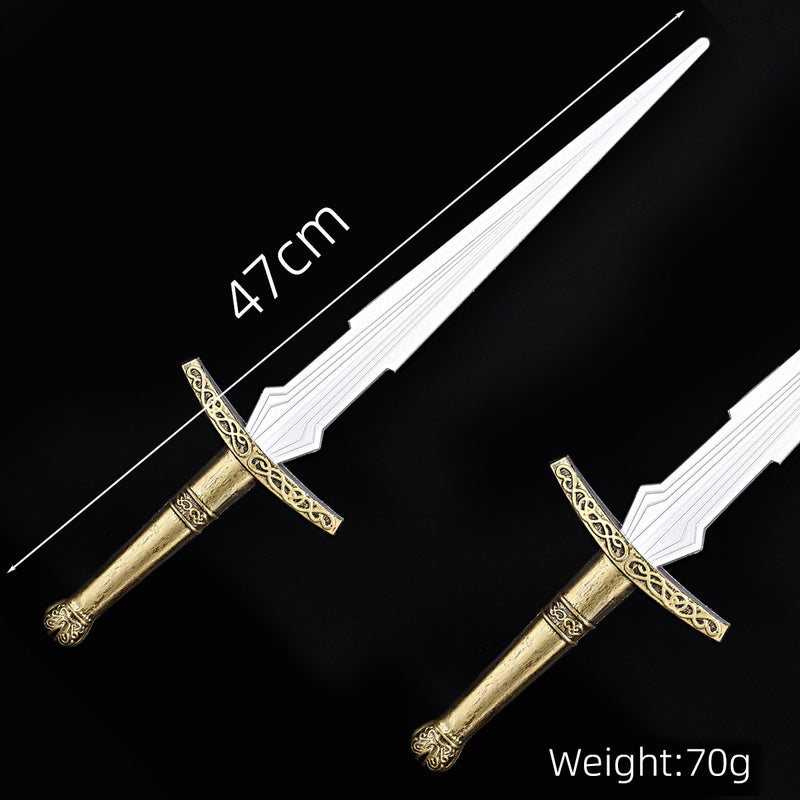 Zhushengda Halloween Mini Toy Sword Set Realistic Weapon Toy Knife Pu Soft Rubber Material Props