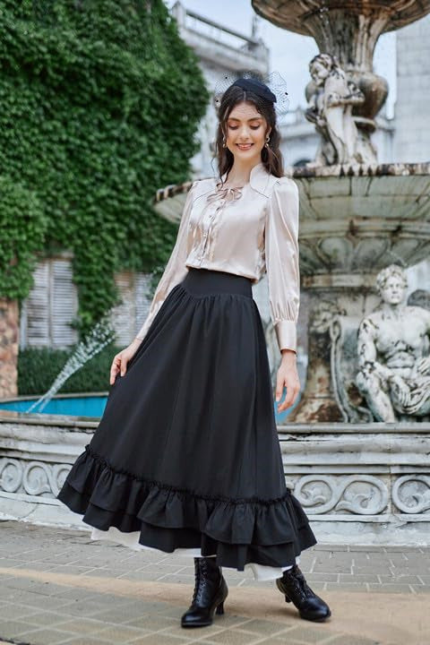 2023 new Halloween Renaissance retro skirt medieval retro stage costume performance clothing