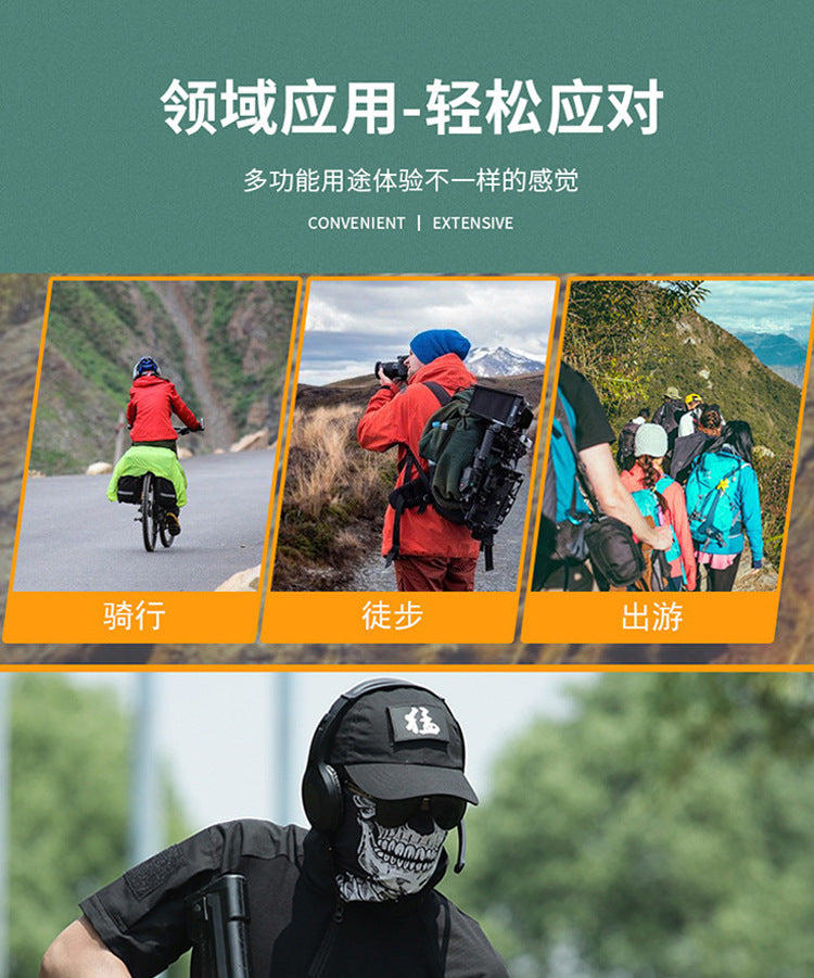Cross-border manufacturers Halloween cs headgear call of duty personality ghost headgear windproof warm riding headgear mask
