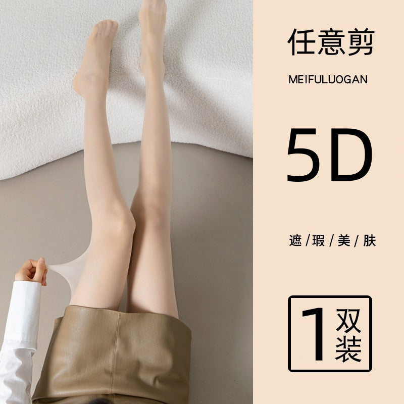 Black 0d Silk Stockings Women's Spring and Autumn Summer Ultra-thin Anti-hook Sericized Leg Artifact High Transparent Mint Mambo Pantyhose