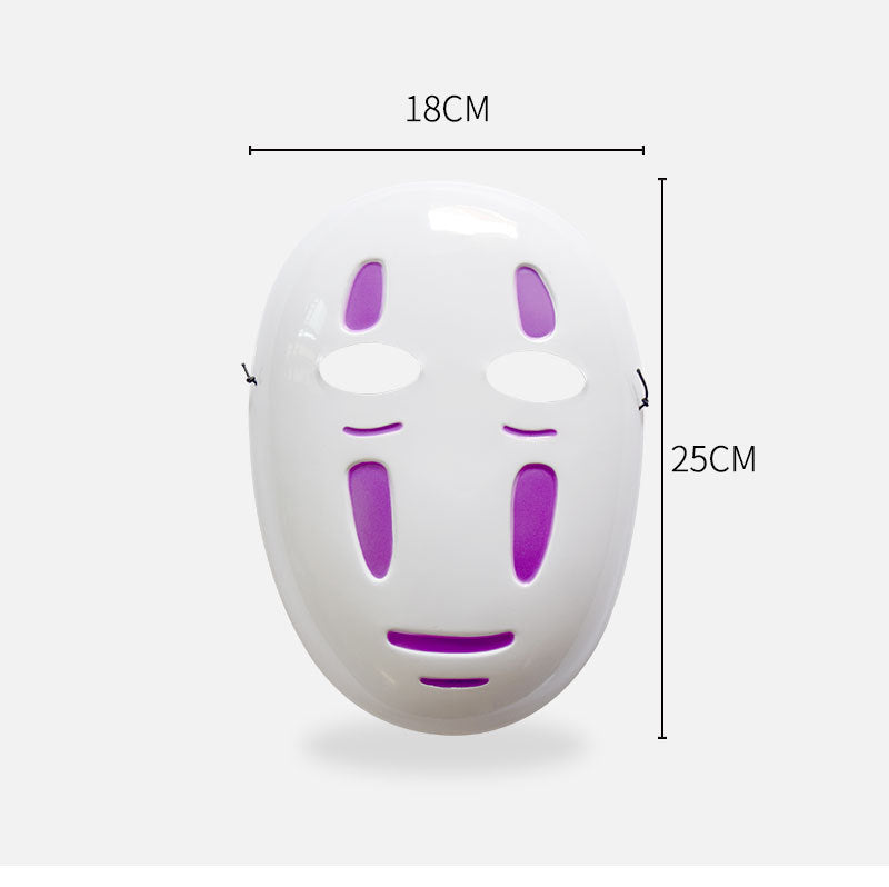 Spirited Away Cartoon Mask Japanese Anime Mask Halloween Ghost Festival Mask Performance Party Ball Mask