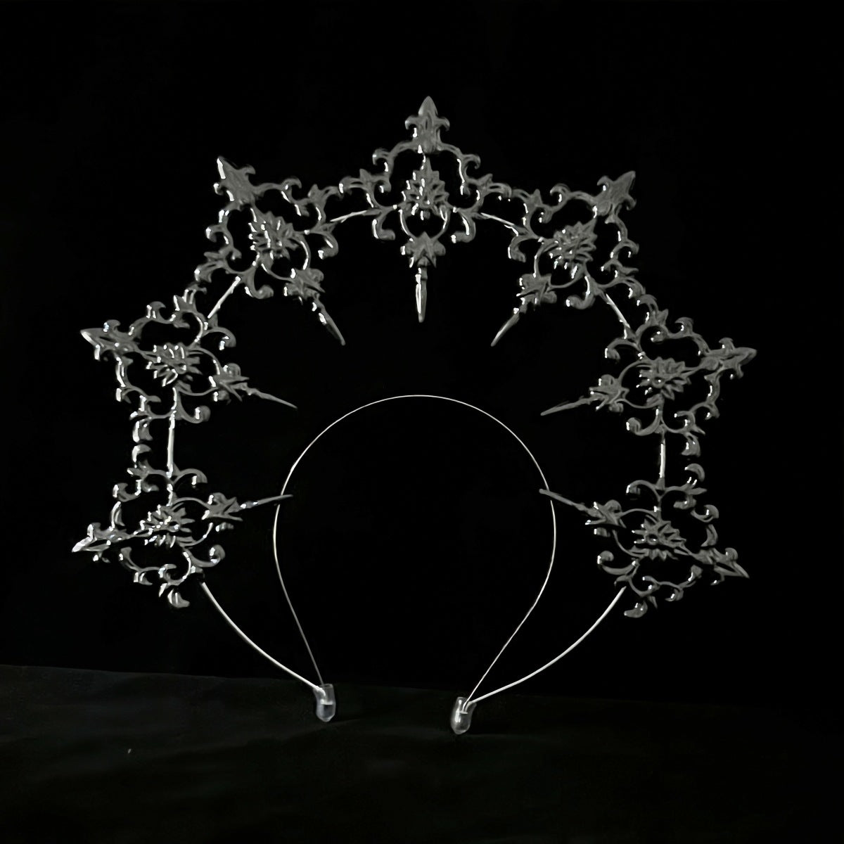 LOLITA Lolita Our Lady Halo Crown Dark Gothic Hair Accessories Dress Up Exaggerated Catwalk Performance Headwear