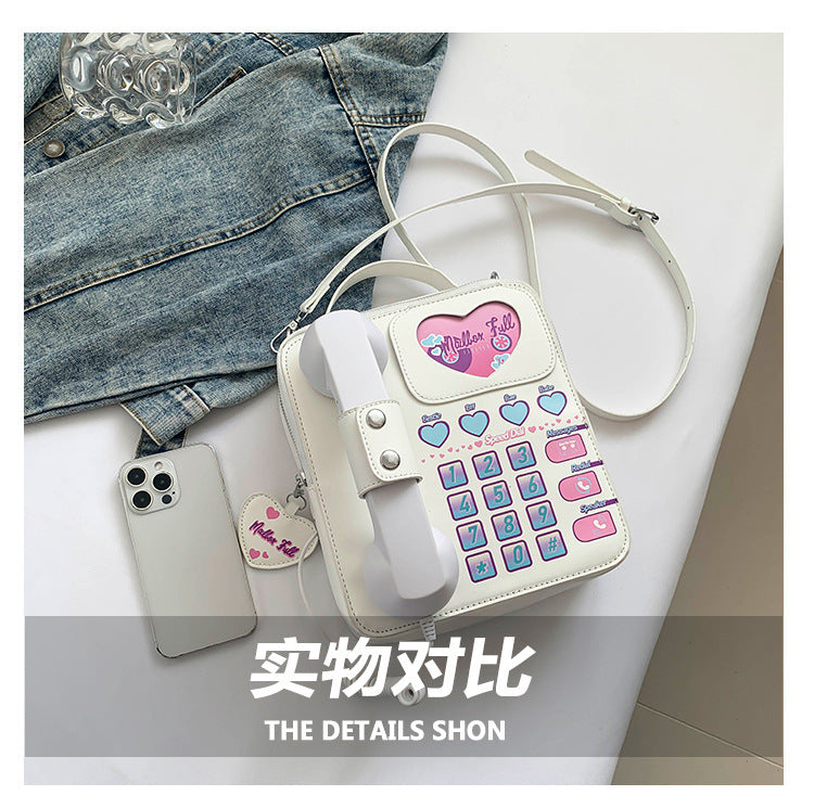 Foreign Trade Niche Design Bags Women's Bag 2024Ins Style Creative Crossbody Small Square Bag Outing Personalized Shoulder Bag