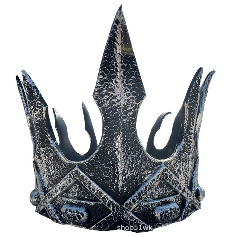 Retro Medieval King Crown Halloween Snow White Queen Crown Cosplay Birthday Crown
