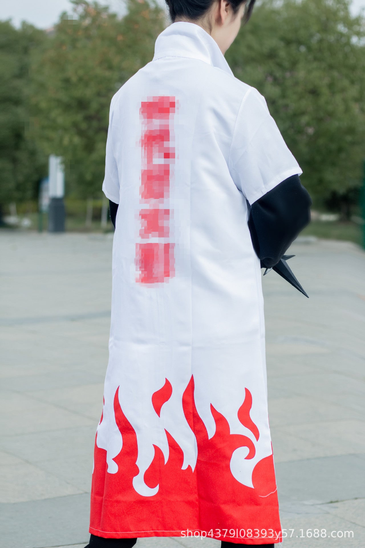 Spot Halloween Ninja Cloak Cos Costume Dawn Tissue Eagle Group Ribbon Hat Robe Cloak Wholesale