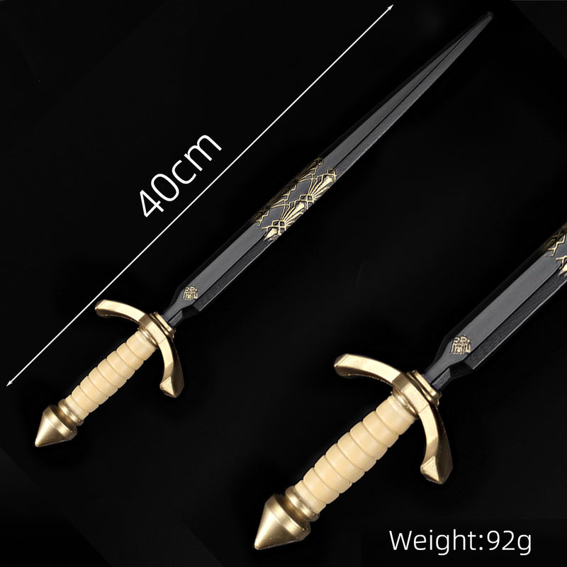 Zhushengda Halloween Mini Toy Sword Set Realistic Weapon Toy Knife Pu Soft Rubber Material Props