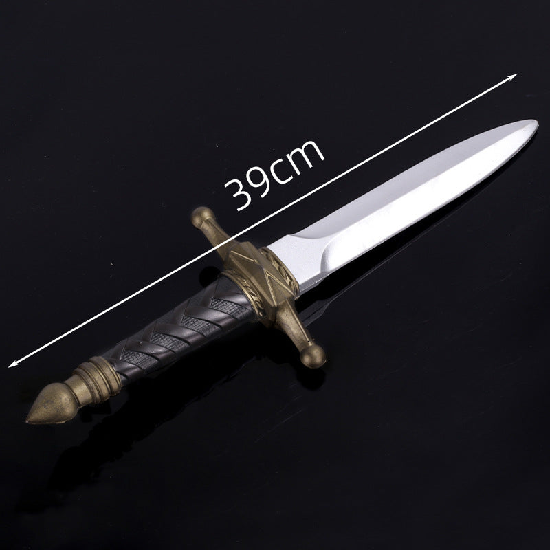 Zhushengda Halloween Mini Toy Sword Set Realistic Weapon Toy Knife Pu Soft Rubber Material Props