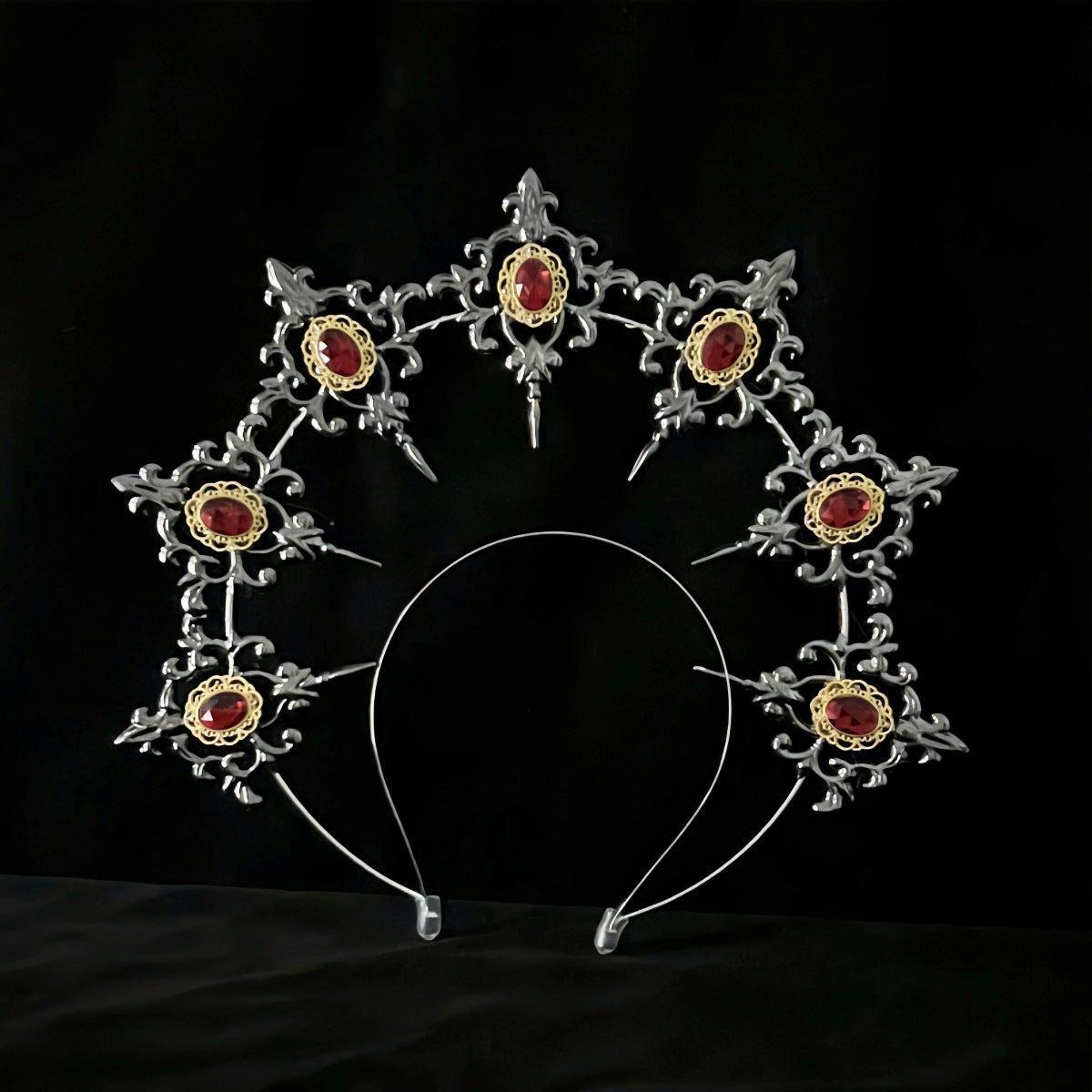 LOLITA Lolita Our Lady Halo Crown Dark Gothic Hair Accessories Dress Up Exaggerated Catwalk Performance Headwear