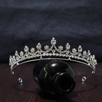 Crown Headwear Bride Fairy Hair Accessories Crown Women's Birthday Performance Headband Princess Wedding Dress Accessories Cross Border