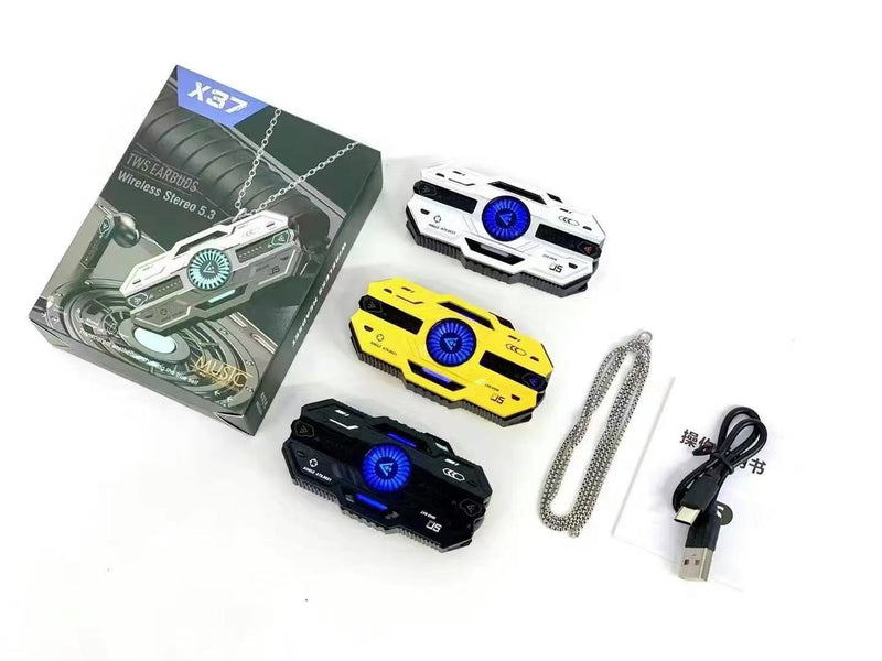 Cross-Border Hot-Selling X37 Wireless Gaming Cool Bluetooth Headset E-Sports Noise Reduction Low Latency Ultra-Long Battery Life Tws