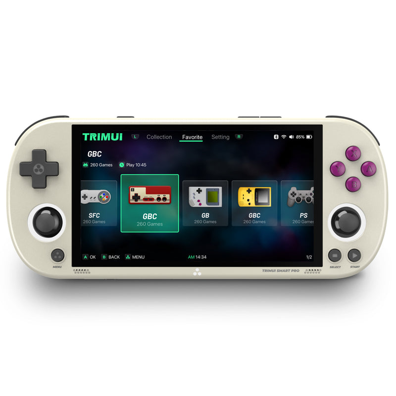 Cross-Border Trimui Smart Pro Handheld Game Console Retro High-Definition Arcade 4.96inch Large-Screen Open-Source Handheld Console