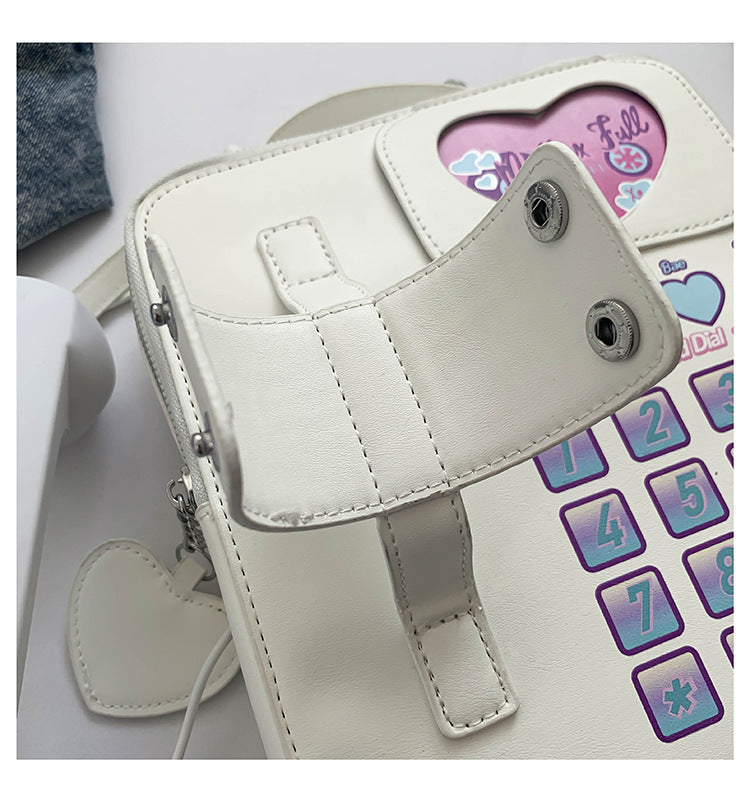 Foreign Trade Niche Design Bags Women's Bag 2024Ins Style Creative Crossbody Small Square Bag Outing Personalized Shoulder Bag