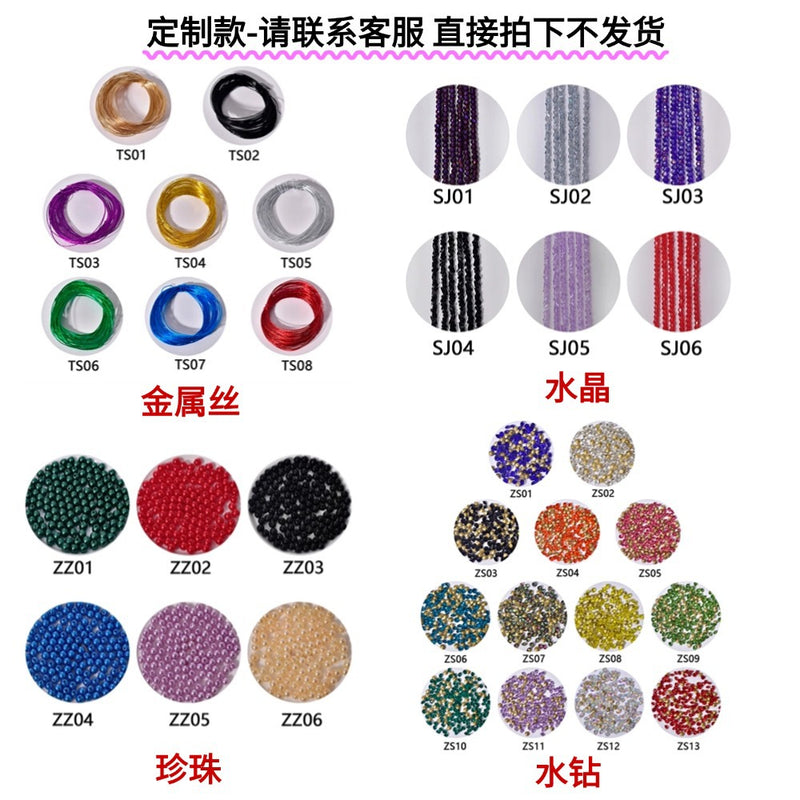Yixing personalized all-match out headband light luxury high-grade woven mesh headdress shiny crystal wide-brimmed hair accessories A124