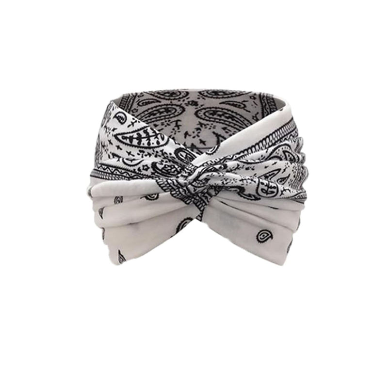 Bohemian Yoga Sports Headband Women's Elastic Non-Slip Wide Headband Exercise Running Sweat-Absorbent Women's European and American Headband