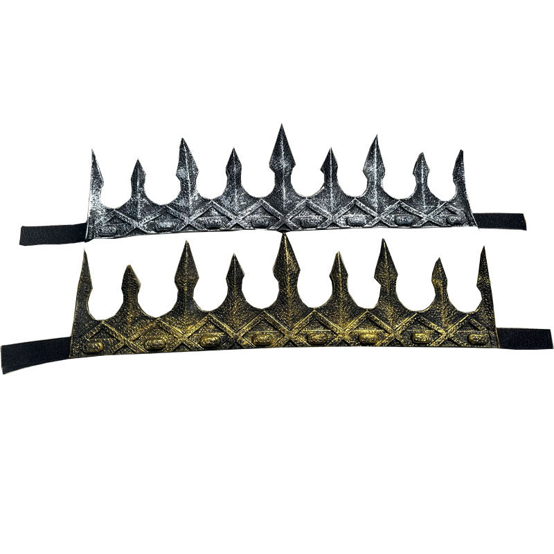 Retro Medieval King Crown Halloween Snow White Queen Crown Cosplay Birthday Crown