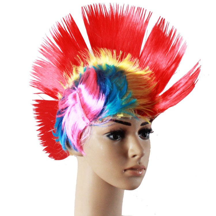 Masquerade Party Wigs Creative Entertainment Crowns Color Crowns Wigs Performance Non-mainstream Headgear Props