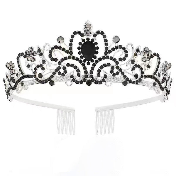 Crown Tiara Kidsren's Little Princess Crown Tiara Bride High-End Headband Female 2024 New Tiara Kidsren