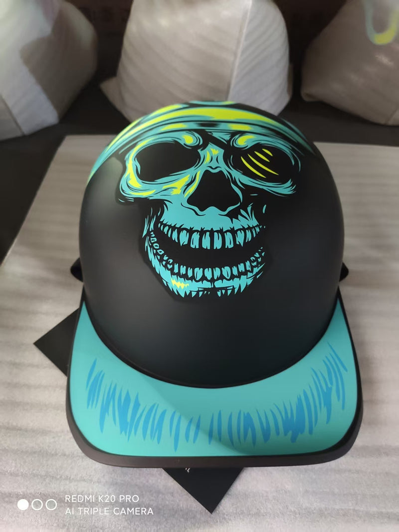 Source Factory Electric Vehicle Helmet Men's Motorcycle Helmet Summer Women's Electric Scooter Safety Helmet Riding Baseball Cap