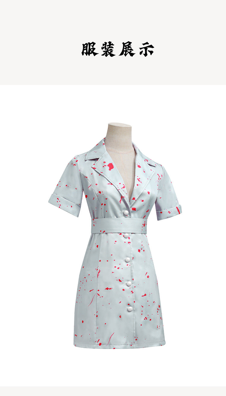 Silent Hill 2RE Female Nurse Cos Clothing Silent Hill Re-plate Horror Zombie Nurse Secondary cosplay Clothing