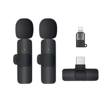 Cross-border new wireless collar clip microphone factory portable audio video recording mini K1 microphone
