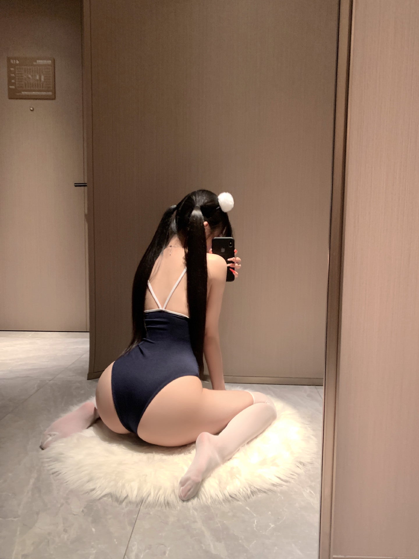 Suit Sexy Lingerie Sling Low-cut Backless Sexy Perspective Swimsuit Pure Cute Nightclub Anchor Uniform