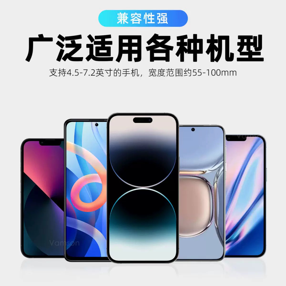 Head-mounted mobile phone fixed bracket riding first-person perspective shooting bracket sports camera motorcycle riding chest strap