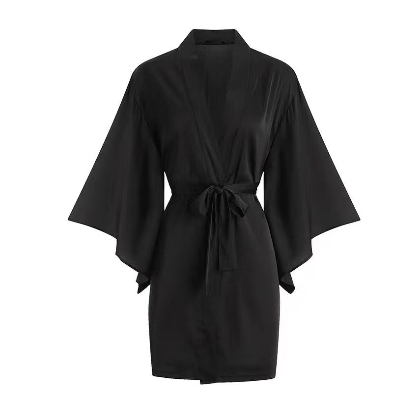 2025 New Pajamas for Women Spring and Summer Sexy Ice Silk Cut Out Suspender Breast Pad Nightgown Nightgown Set Home Clothes