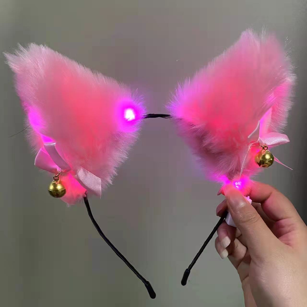 Cute Fox Ear Hairband Plush Cat Hairpin Cyber Celebrity Super Fairy Girl Sweet cos Fox Headband Hair Accessories