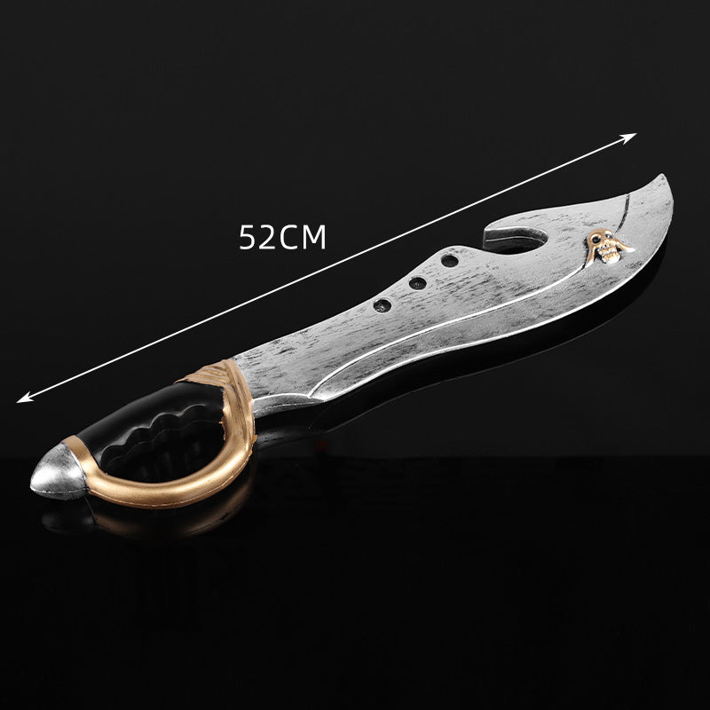 Zhushengda Halloween Mini Toy Sword Set Realistic Weapon Toy Knife Pu Soft Rubber Material Props