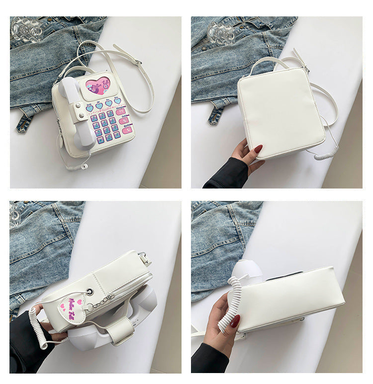 Foreign Trade Niche Design Bags Women's Bag 2024Ins Style Creative Crossbody Small Square Bag Outing Personalized Shoulder Bag