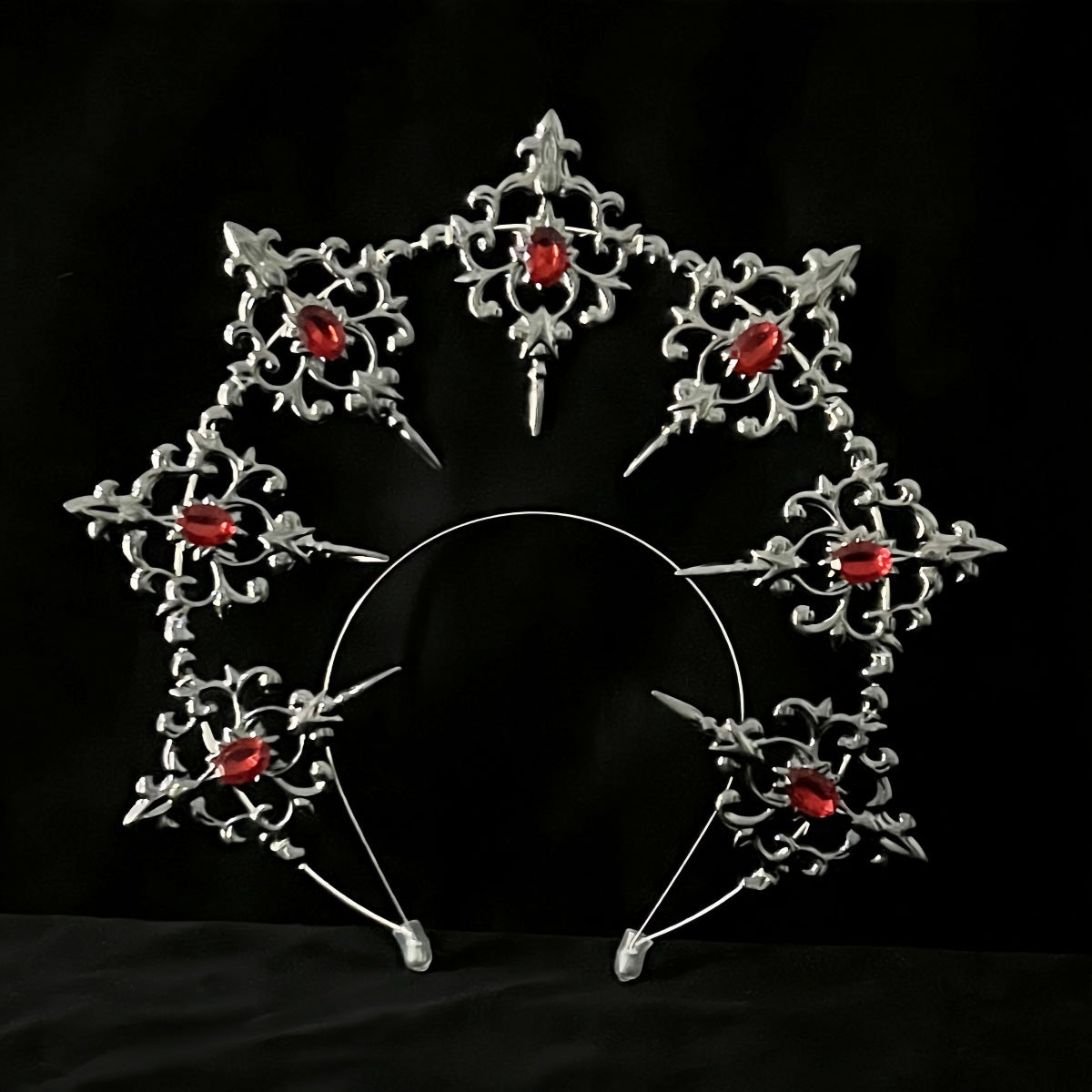 LOLITA Lolita Our Lady Halo Crown Dark Gothic Hair Accessories Dress Up Exaggerated Catwalk Performance Headwear