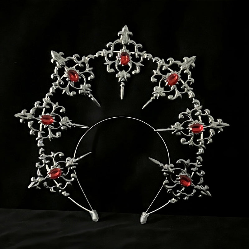 LOLITA Lolita Our Lady Halo Crown Dark Gothic Hair Accessories Dress Up Exaggerated Catwalk Performance Headwear