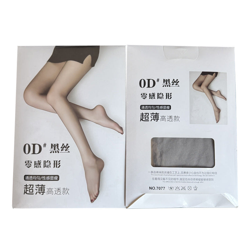 Black 0d Silk Stockings Women's Spring and Autumn Summer Ultra-thin Anti-hook Sericized Leg Artifact High Transparent Mint Mambo Pantyhose