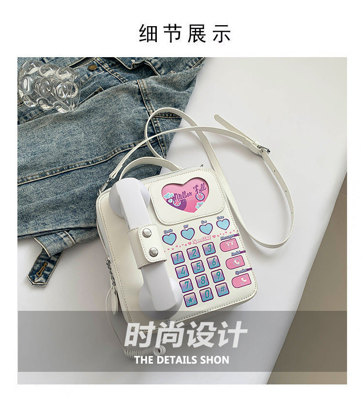Foreign Trade Niche Design Bags Women's Bag 2024Ins Style Creative Crossbody Small Square Bag Outing Personalized Shoulder Bag