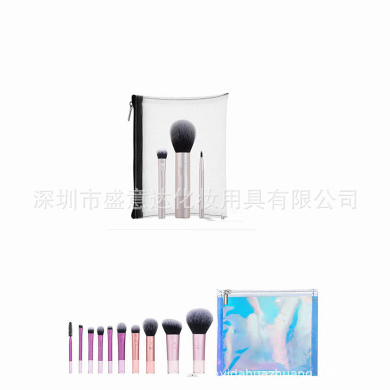 New Style 10 Fantasy Series Short Handle Portable Brush Bag Makeup Brush Foundation Blush Eye Shadow Concealer Highlight Makeup