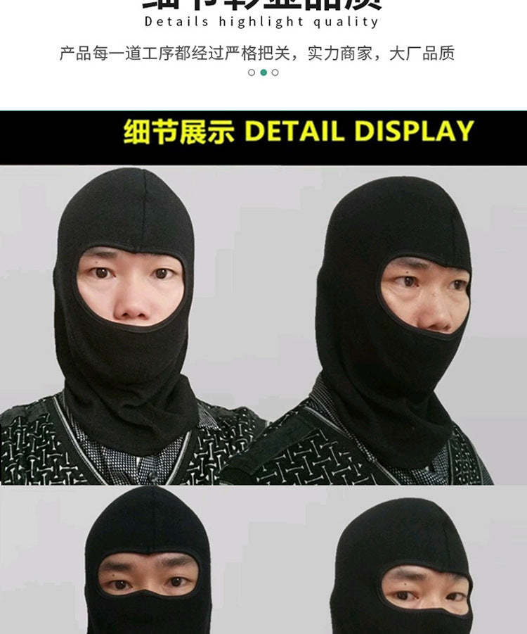 Cross-border manufacturers Halloween cs headgear call of duty personality ghost headgear windproof warm riding headgear mask
