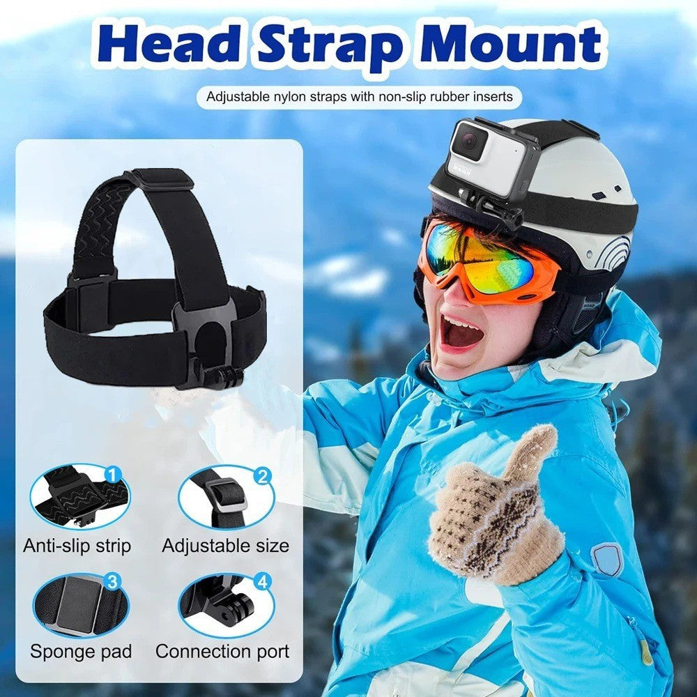 Sports Camera Chest Fixed First-Person Perspective Shooting Bracket Cycling Camera Chest Strap Bracket
