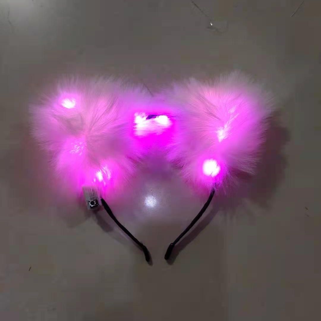 Cute Fox Ear Hairband Plush Cat Hairpin Cyber Celebrity Super Fairy Girl Sweet cos Fox Headband Hair Accessories