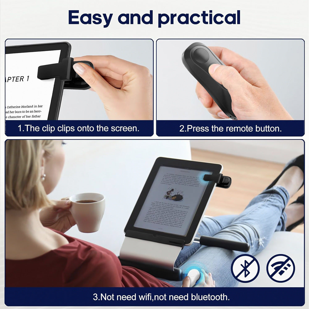 Yama wireless smart tablet novel page turning device for kindl e-book universal mobile phone selfie controller