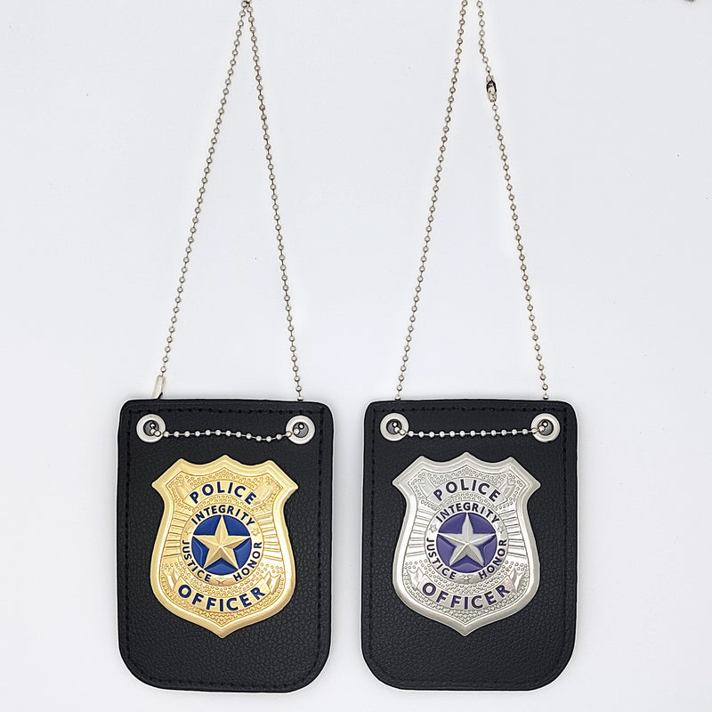Amazon Kids Toy Police Micro Accessories Halloween Police Cosplay Accessories Badge Metal Police Badge