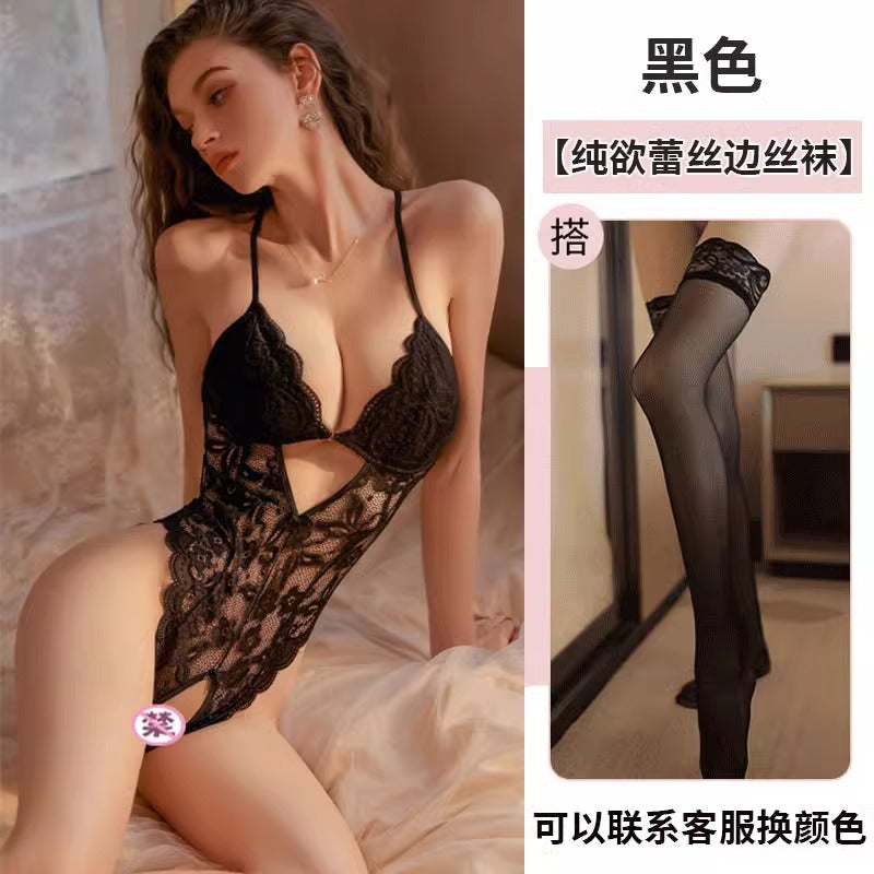 Sexy Intimates for Women with Steel Rings to Shrink Secondary Breasts, Small Breasts to Make Them Look Bigger, Push-Up Bra, Sexy Pajamas, Pure Desire Adjustable Bra
