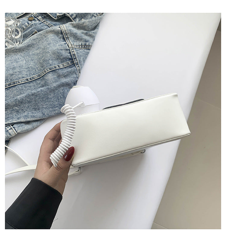 Foreign Trade Niche Design Bags Women's Bag 2024Ins Style Creative Crossbody Small Square Bag Outing Personalized Shoulder Bag