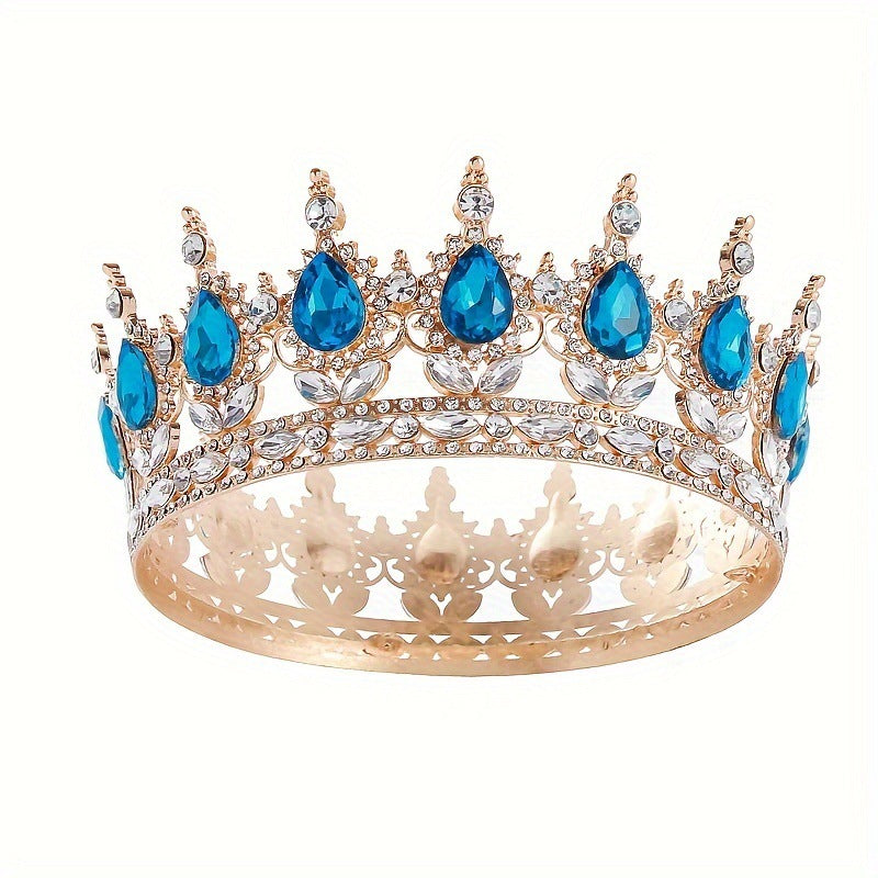 【Small Batch Customization】Cross-Border Halloween Crown Headpiece Wedding Crown Accessories Birthday Hair Crown Hair Accessories Updo