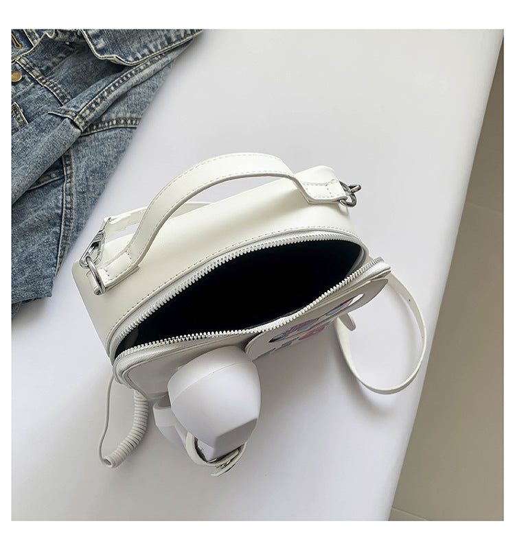 Foreign Trade Niche Design Bags Women's Bag 2024Ins Style Creative Crossbody Small Square Bag Outing Personalized Shoulder Bag