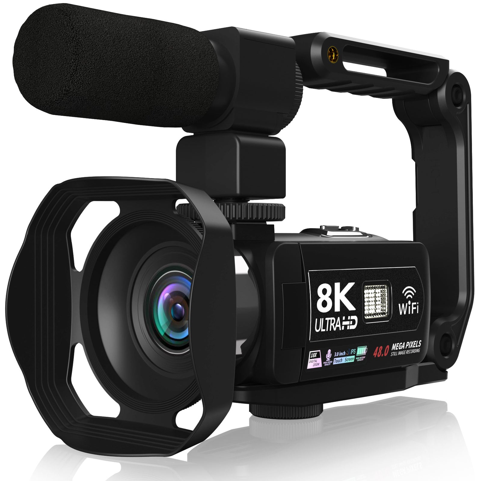 Cross-border 8KWIFI HD digital camera touch screen handheld automatic video travel wedding VLOG digital camera