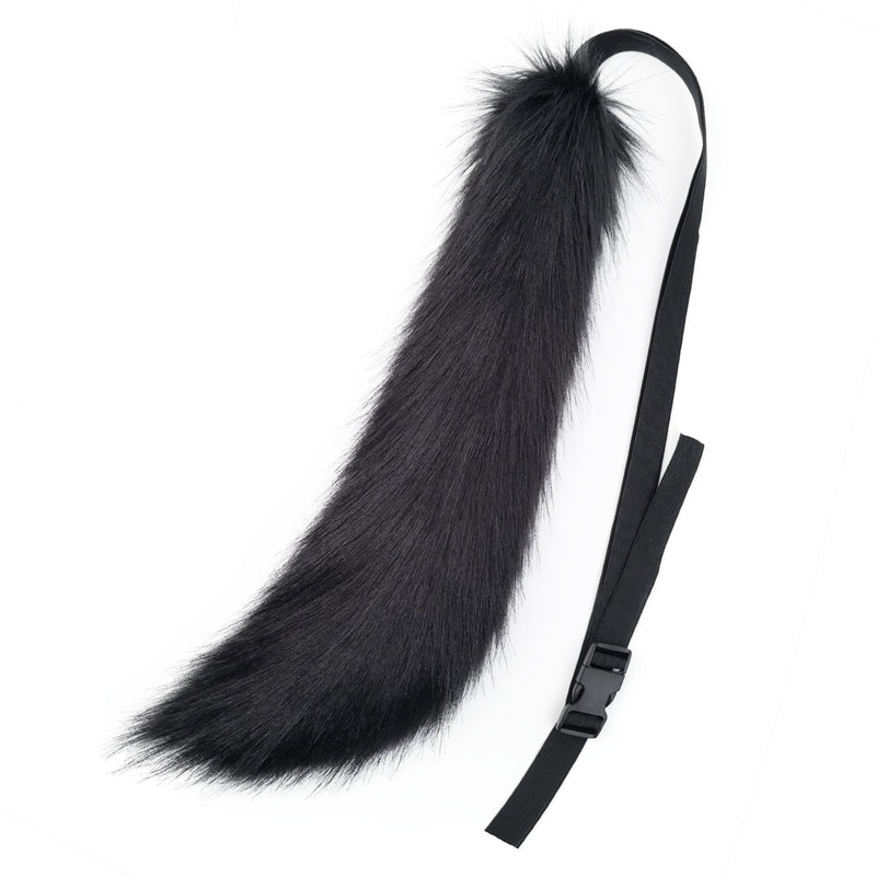 Fox Mask suit Plush Hand-made Animal Tail Gloves Tail Halloween Party Cat Animal Cos Props