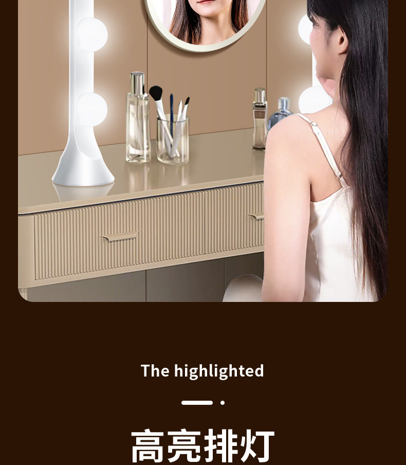 Live fill light anchor desktop makeup dedicated double row LED beauty skin rejuvenation professional live studio video background