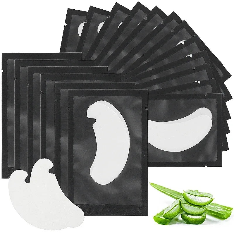 100pairs eye patches eyelash extension under eyelashes fake lashes stickers lash extension supplies patches for building eyelid